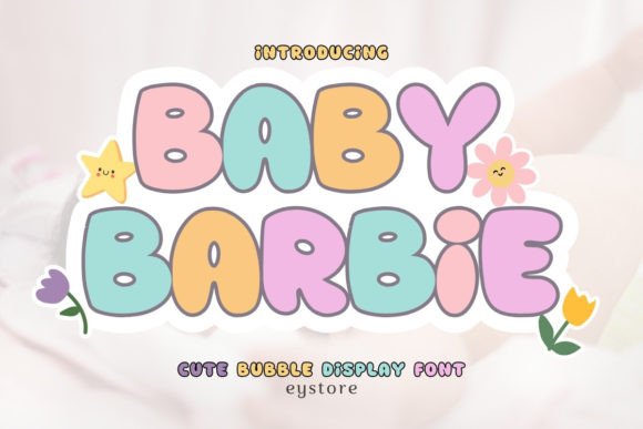 Baby Barbie Font: A Playful Bubble Typeface for Campaigns