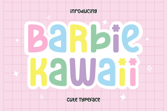 Barbie Kawaii: A Playful Display Font for Charming Editorial Design