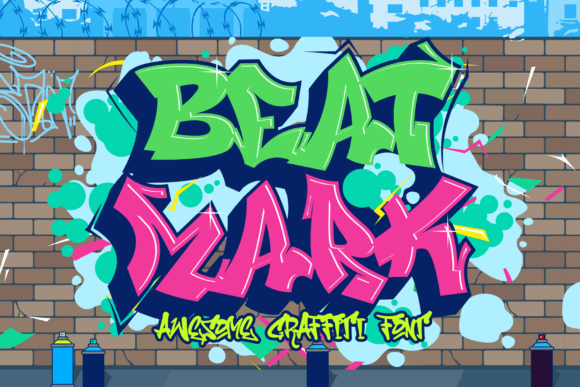 Beat Mark Review: A Bold Graffiti Display Font for Designers