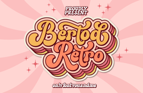 Bertod Retro: A Playful Display Font for Editorial Design