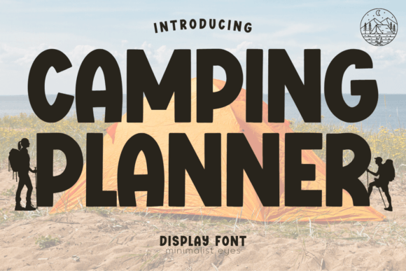 Camping Planner Font: Bold Display Type for Digital Creators