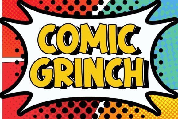 Comic Grinch: A Playful Display Font for Joyful Branding Projects