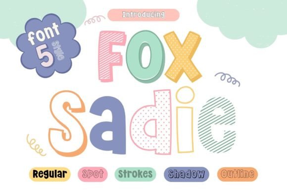 Fox Sadie Display Font for Campaign Design