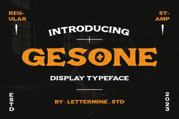 Gesone Font Gives Small Business Branding Vintage Charm
