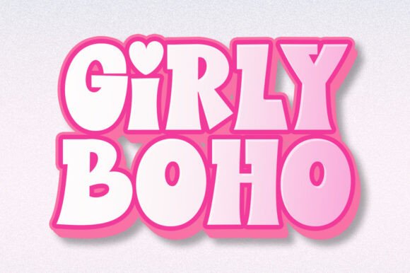 Girly Boho: A Playful Display Font for Joyful Branding