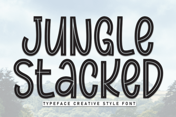Jungle Stacked: A Playful Bold Display Font for Modern Web Design