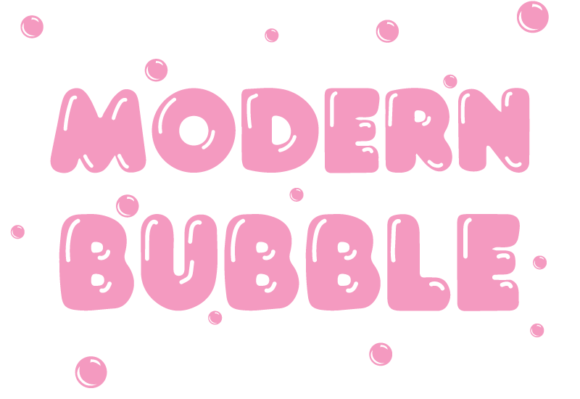 Modern Bubble: A Playful Display Font for Digital Branding