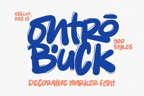 Ontro Buck: A Bold Display Font for Scroll-Stopping Marketing Visuals