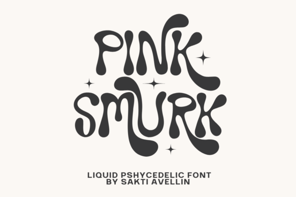 Pink Smurk Display Font for Editorial Design and Blog Branding