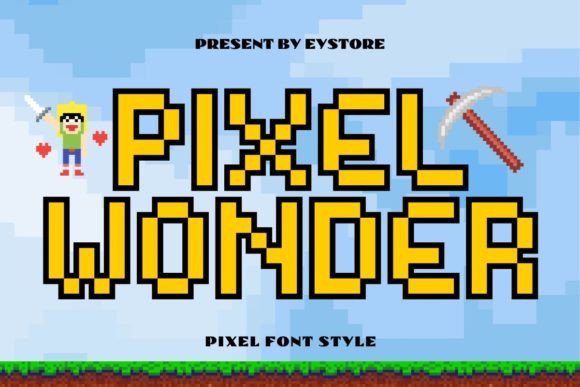 Pixel Wonder Review: A Bold Display Font for Editorial Design