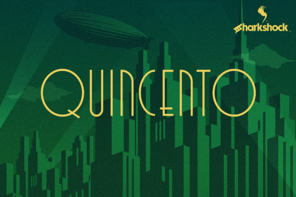 Quincento: A Display Font for Polished Branding and Packaging