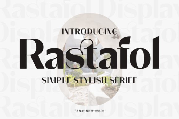 Rastafol: An Elegant Display Font for Branding and Packaging