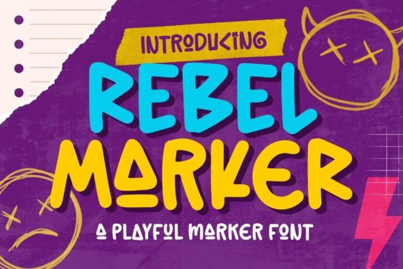 Rebel Marker: A Display Font for Bold Digital Identities