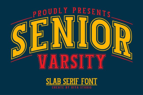 Senior Varsity: A Display Font for Editorial and Branding Projects