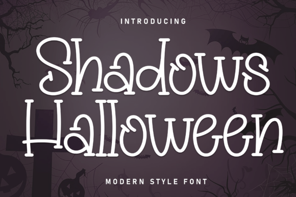 Shadows Halloween: A Cute Handwritten Display Font for Campaigns