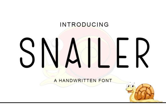 Snailer Display Font for Scroll-Stopping Marketing Graphics