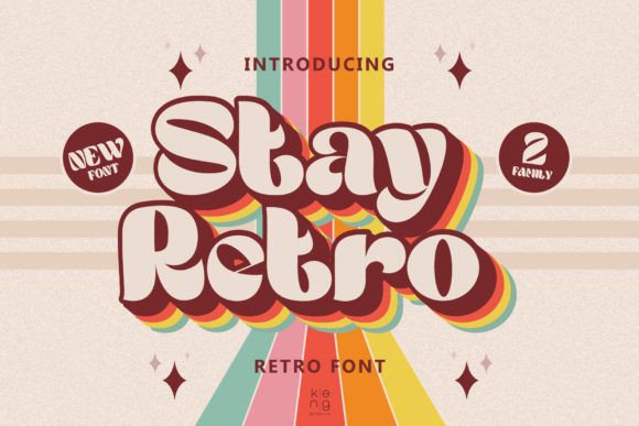 Stay Retro Brings 60s and 70s Character to Display Font Projects