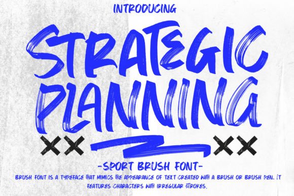 Strategic Planning: A Display Typeface for High-Energy Digital Branding