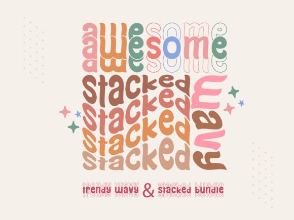 Using Awesome Wavy Stacked Font for Playful Web Design Headers