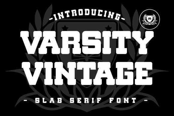 Varsity Vintage: A Sporty Display Font for Editorial Design
